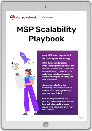 MSP Scalability Playbook Cover